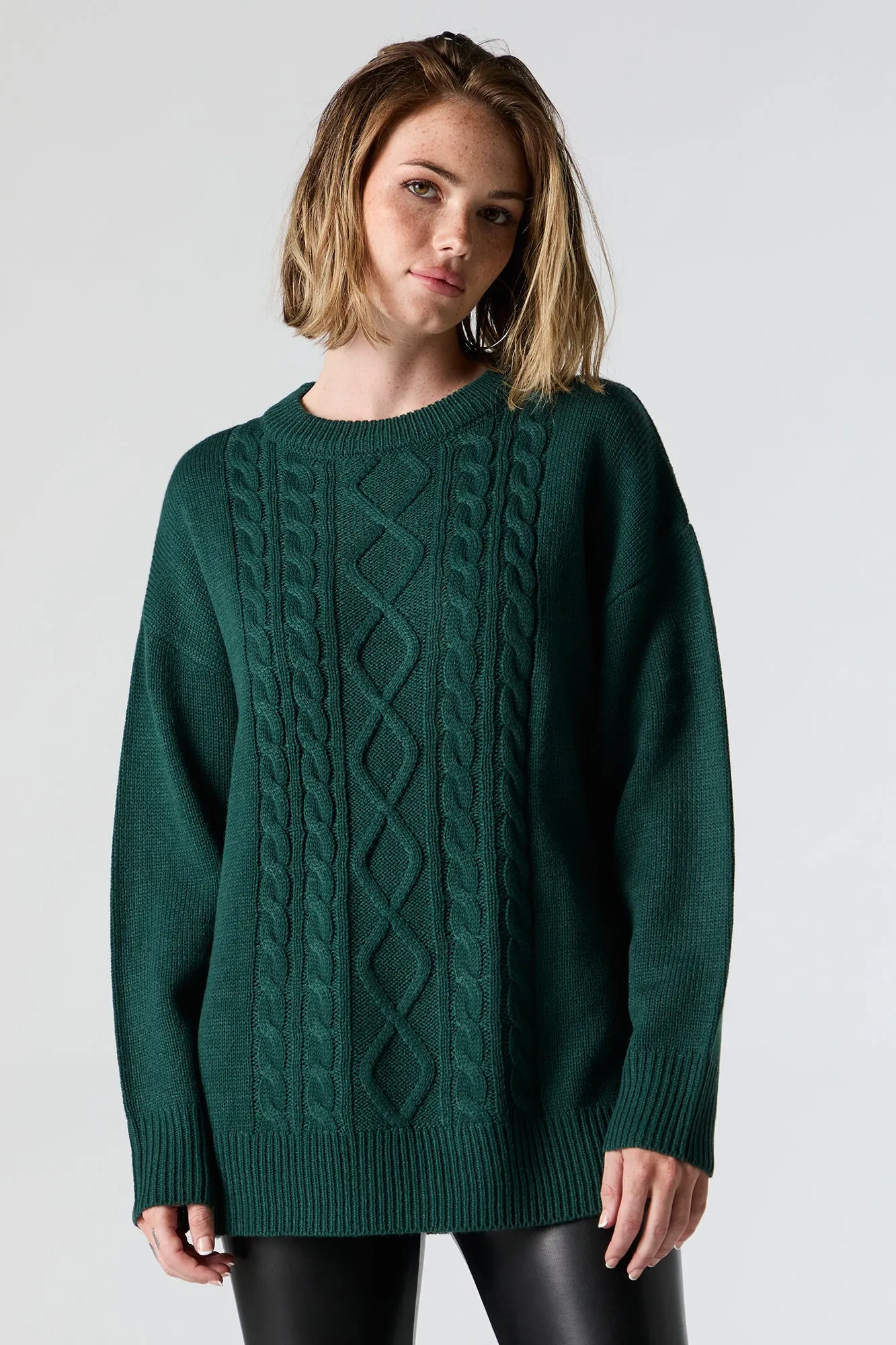 Cable Knit Tunic