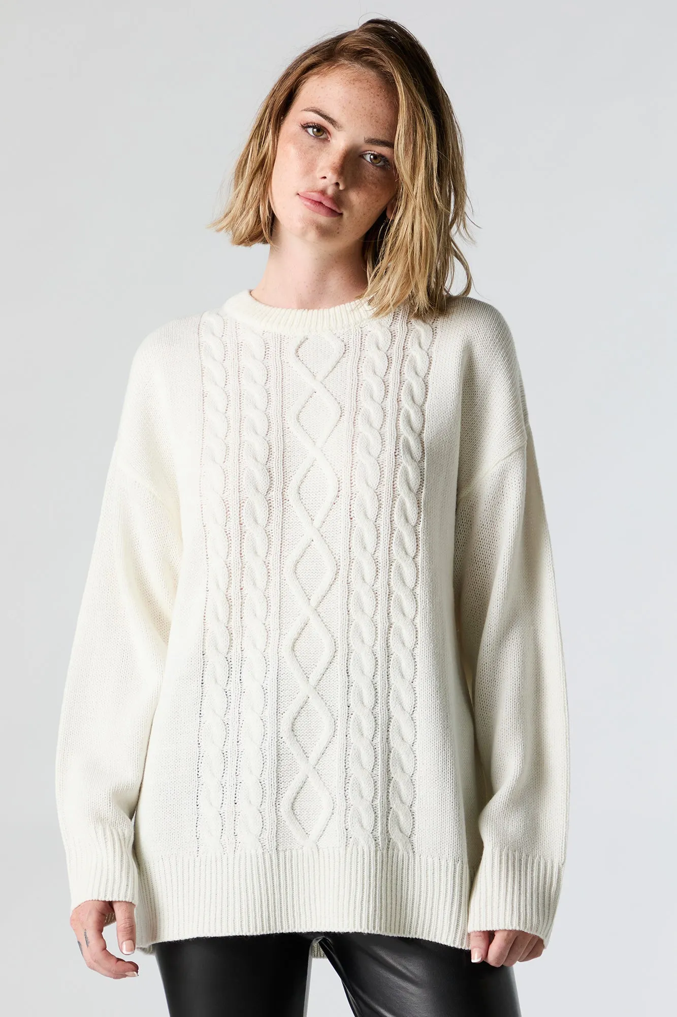 Cable Knit Tunic