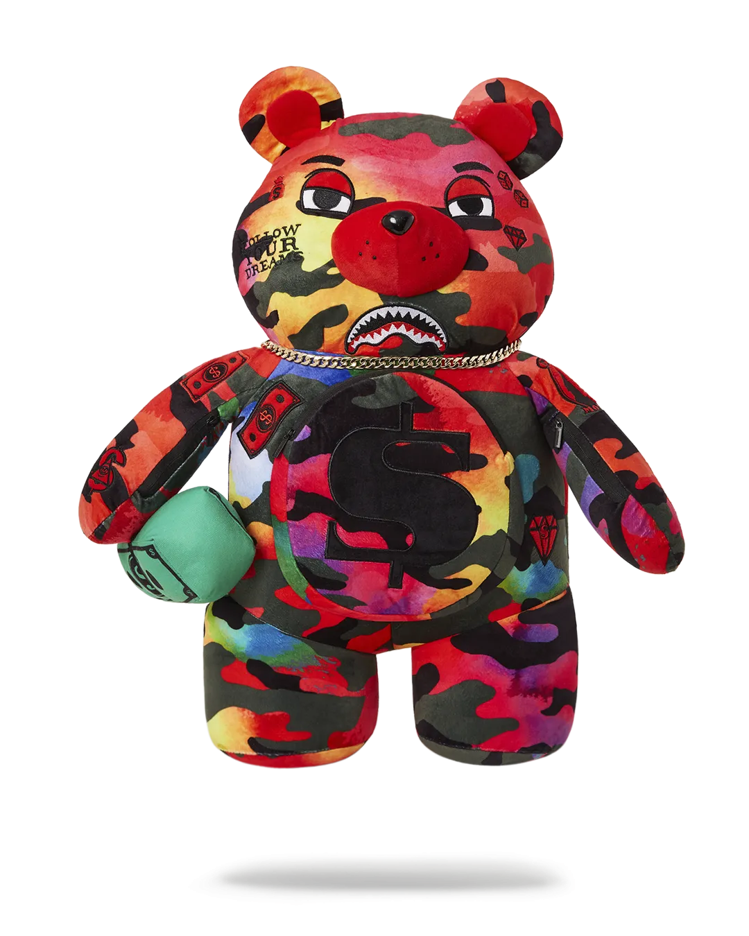 CAMOBURST MONEYBEAR TEDDYBEAR BACKPACK