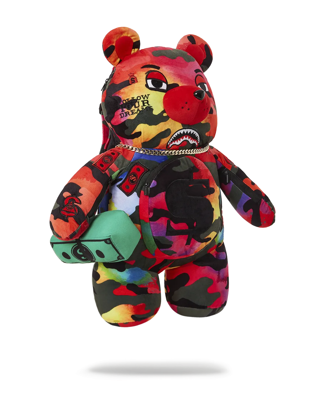 CAMOBURST MONEYBEAR TEDDYBEAR BACKPACK