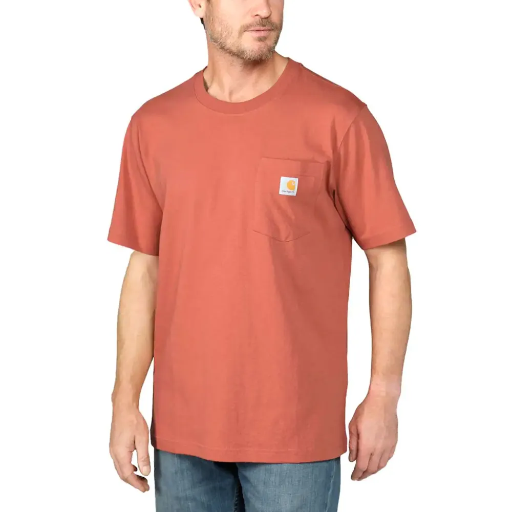 Carhartt 103296 Relaxed Fit Heavyweight Short Sleeve K87 Pocket T-Shirt