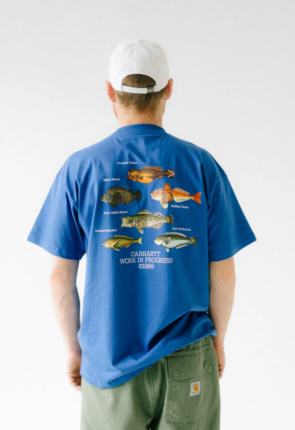 Carhartt WIP Men's Fish T-Shirt - Acapulco