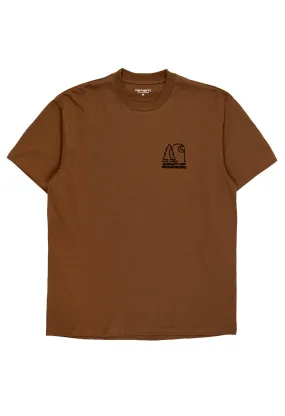 Carhartt WIP Men's Groundworks T-Shirt - Hamilton Brown