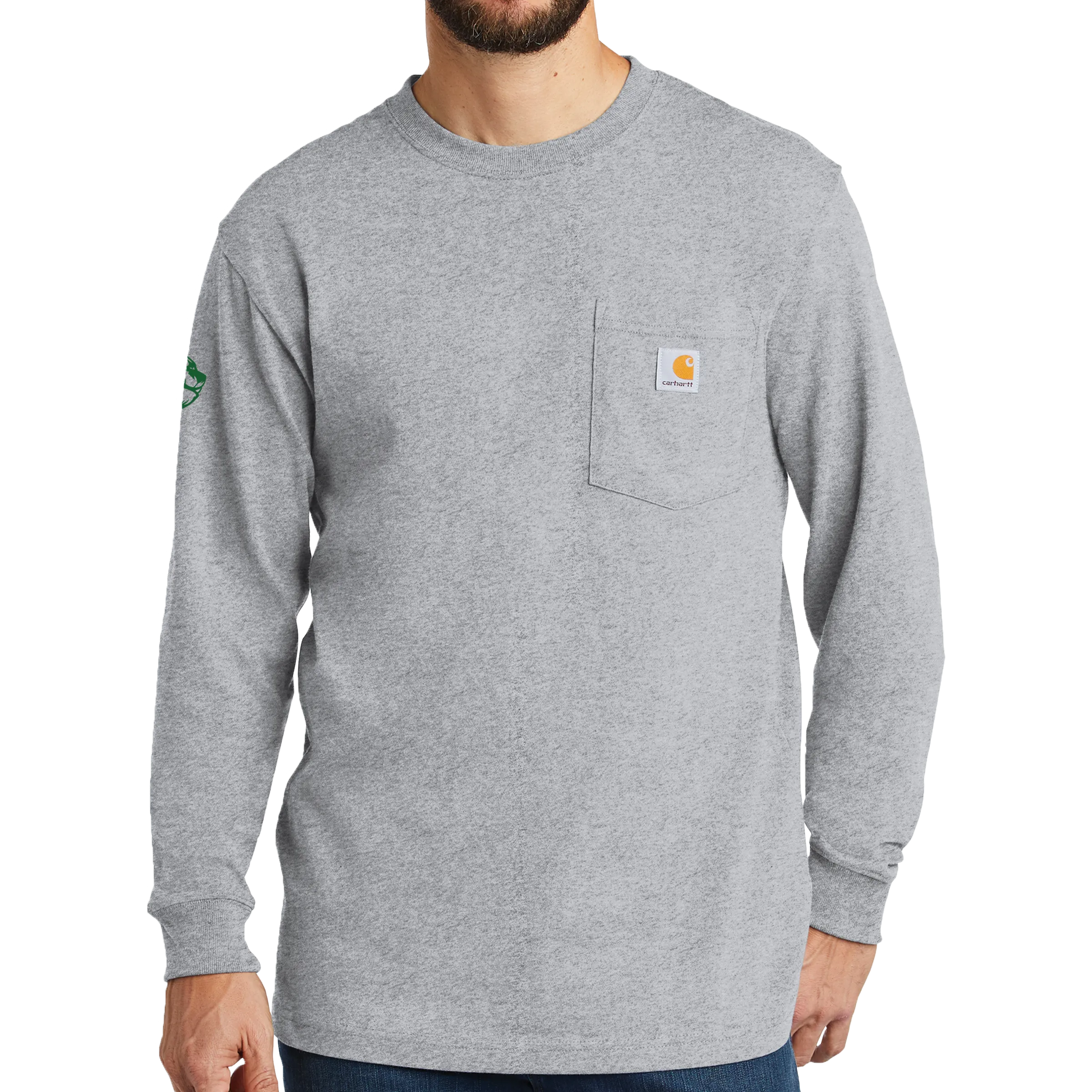 Carhartt Workwear Pocket Long Sleeve T-Shirt - Mascot Head