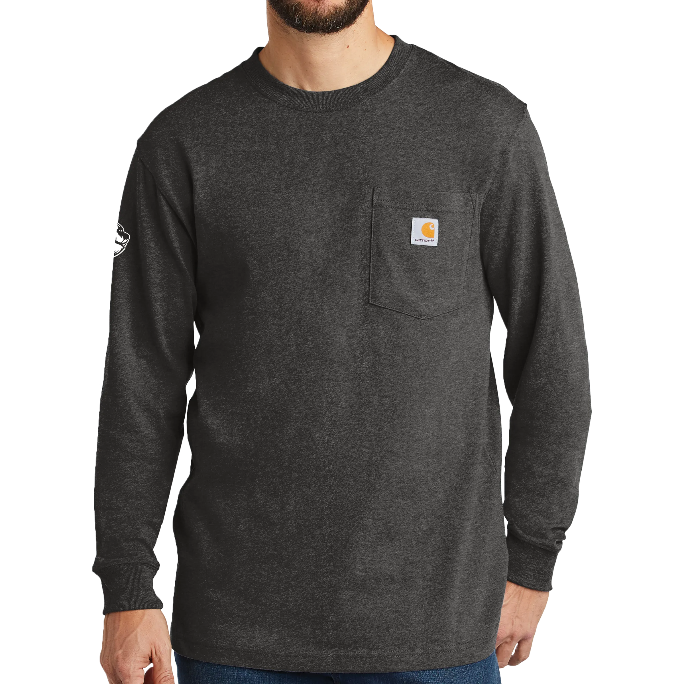 Carhartt Workwear Pocket Long Sleeve T-Shirt - Mascot Head