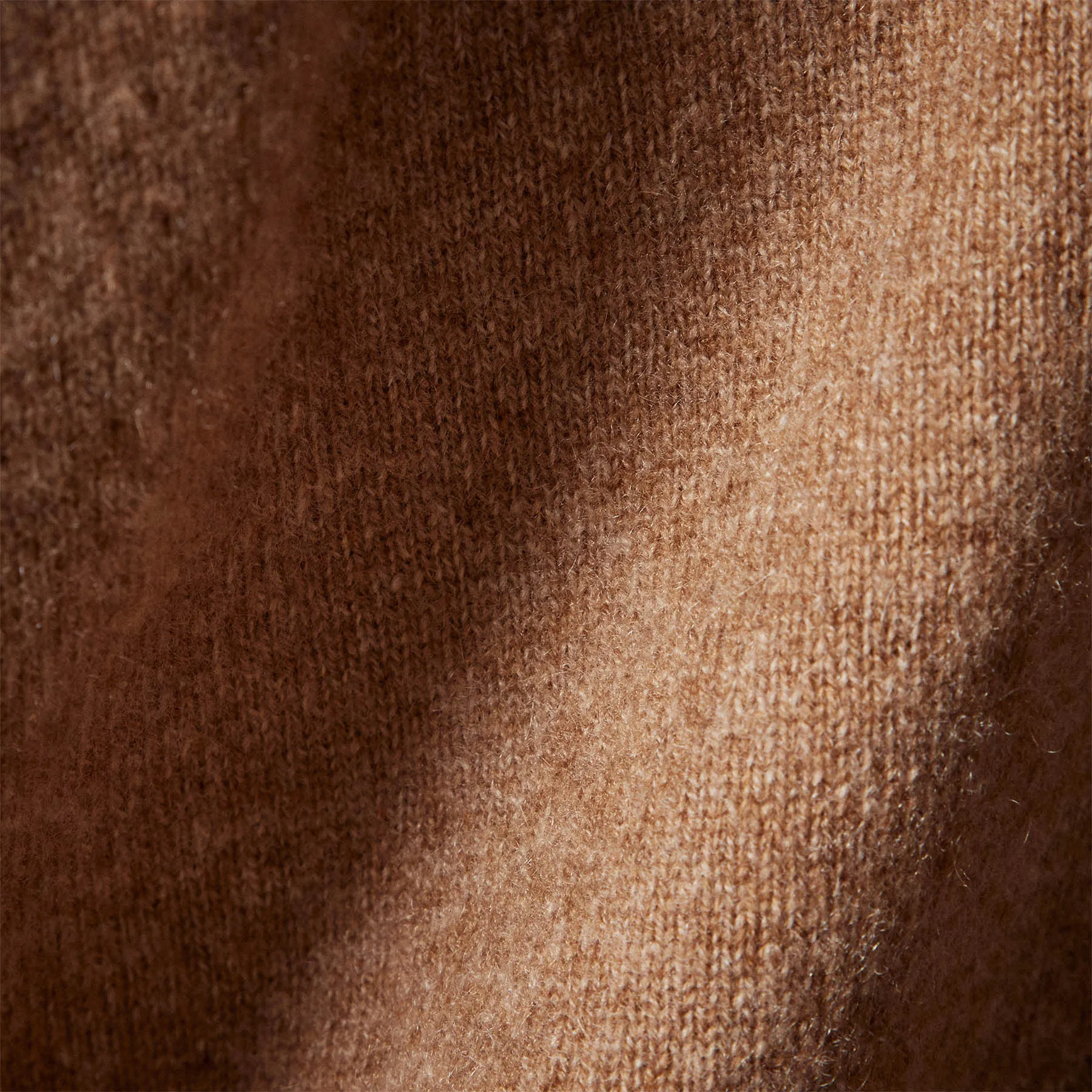 Cashmere Boxy Crew - Caramel