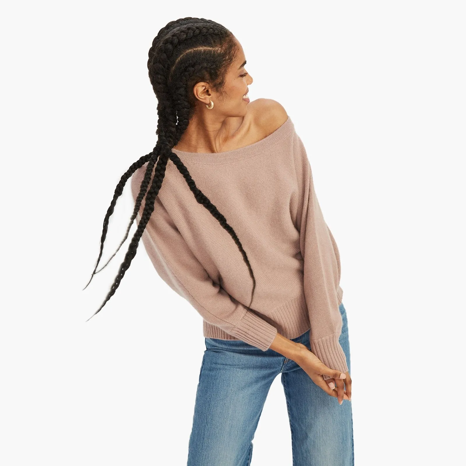 Cashmere Oversized Boatneck