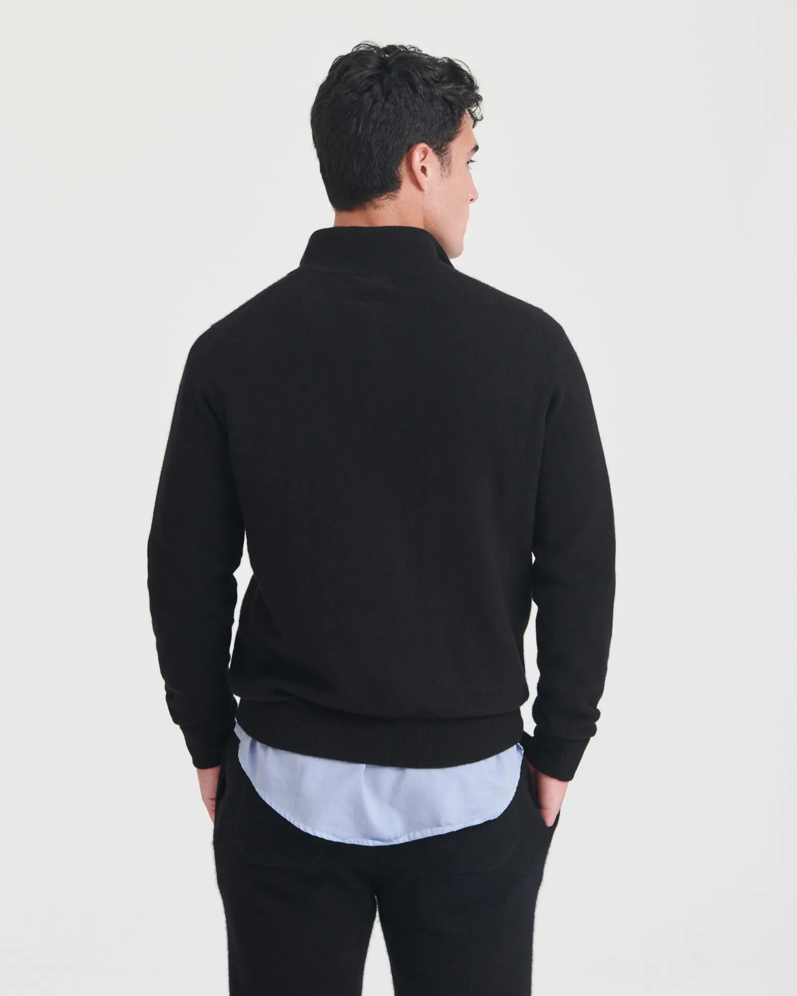 Cashmere Quarter Zip