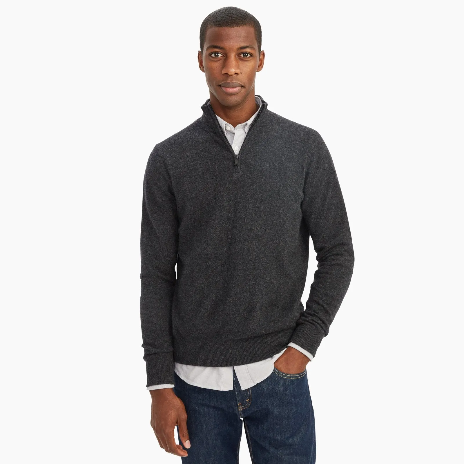 Cashmere Quarter Zip