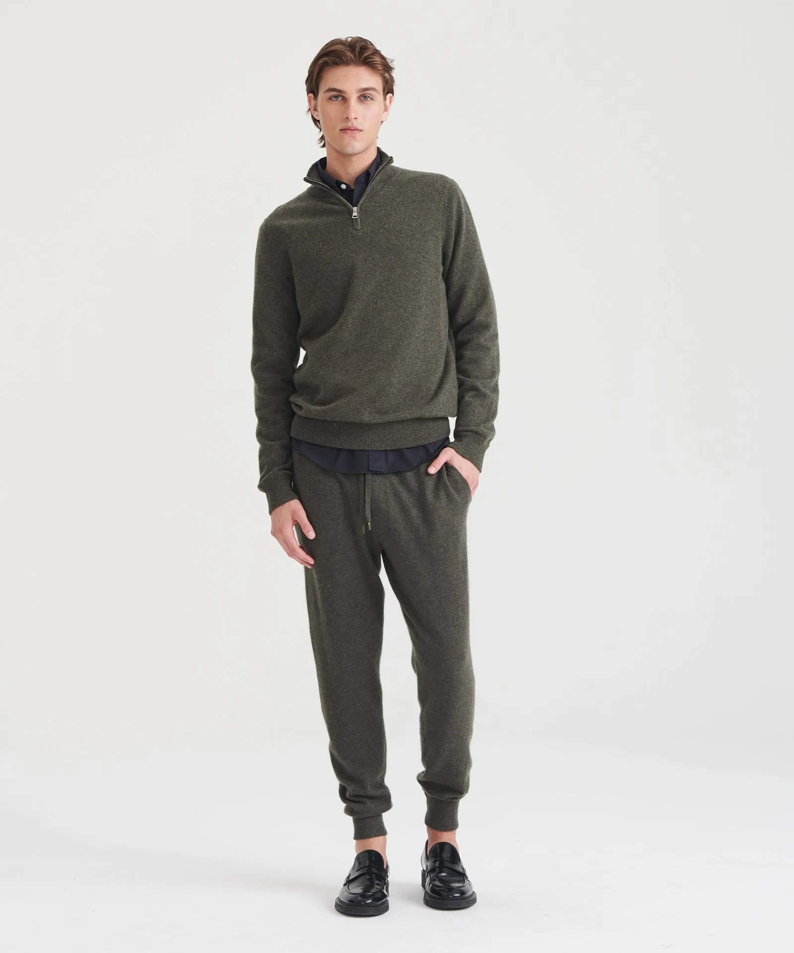 Cashmere Quarter Zip