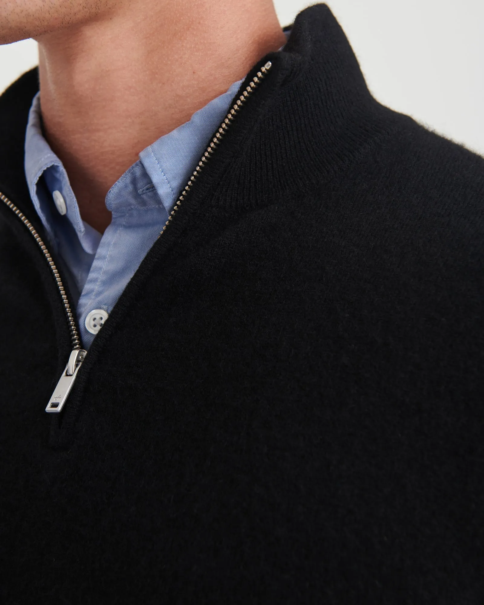 Cashmere Quarter Zip