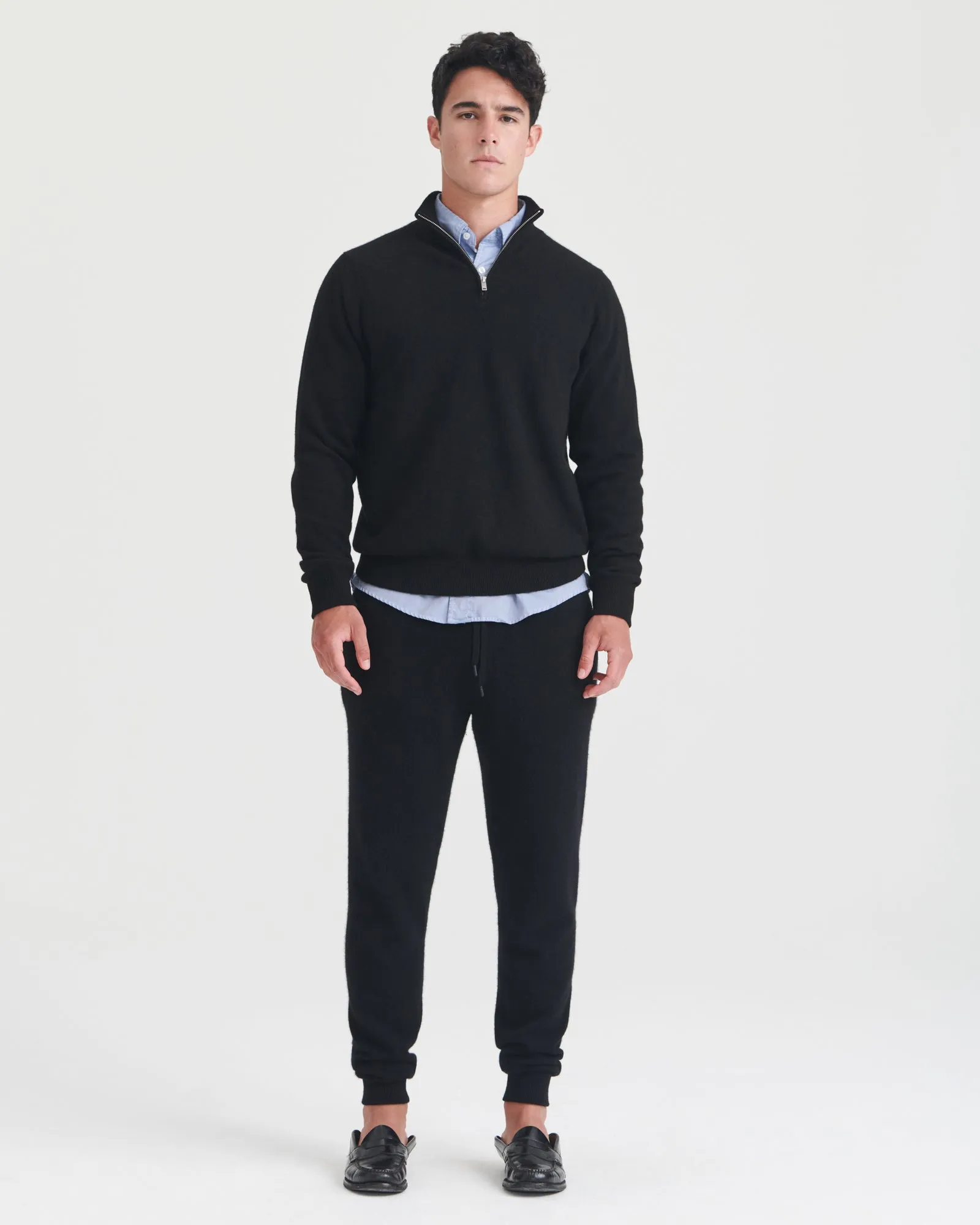 Cashmere Quarter Zip