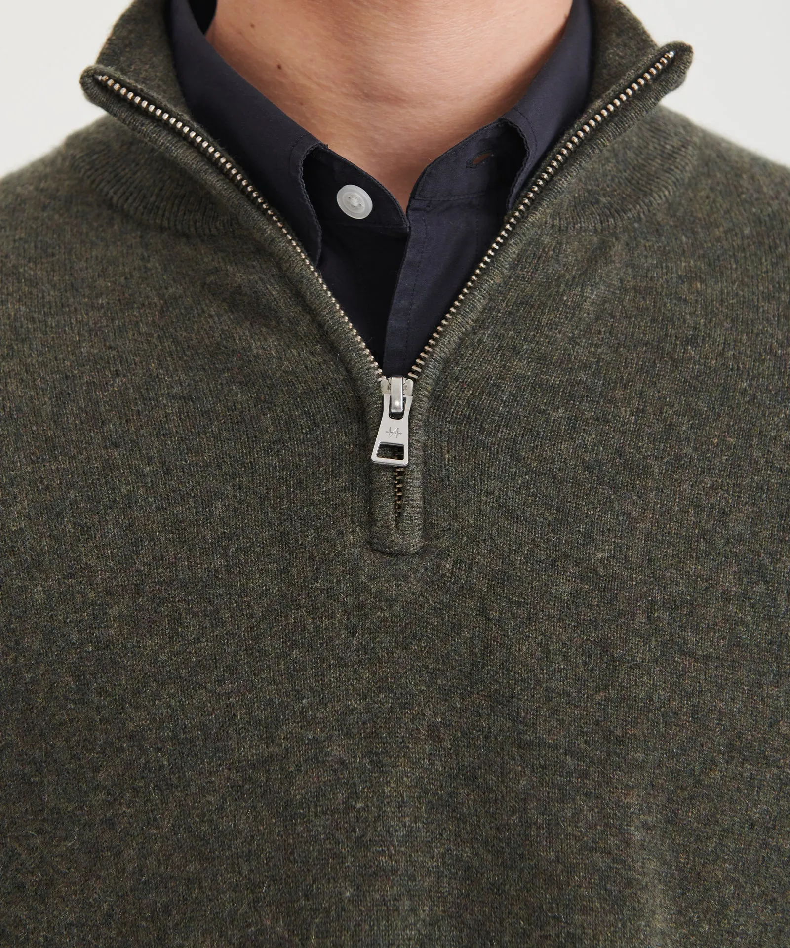 Cashmere Quarter Zip