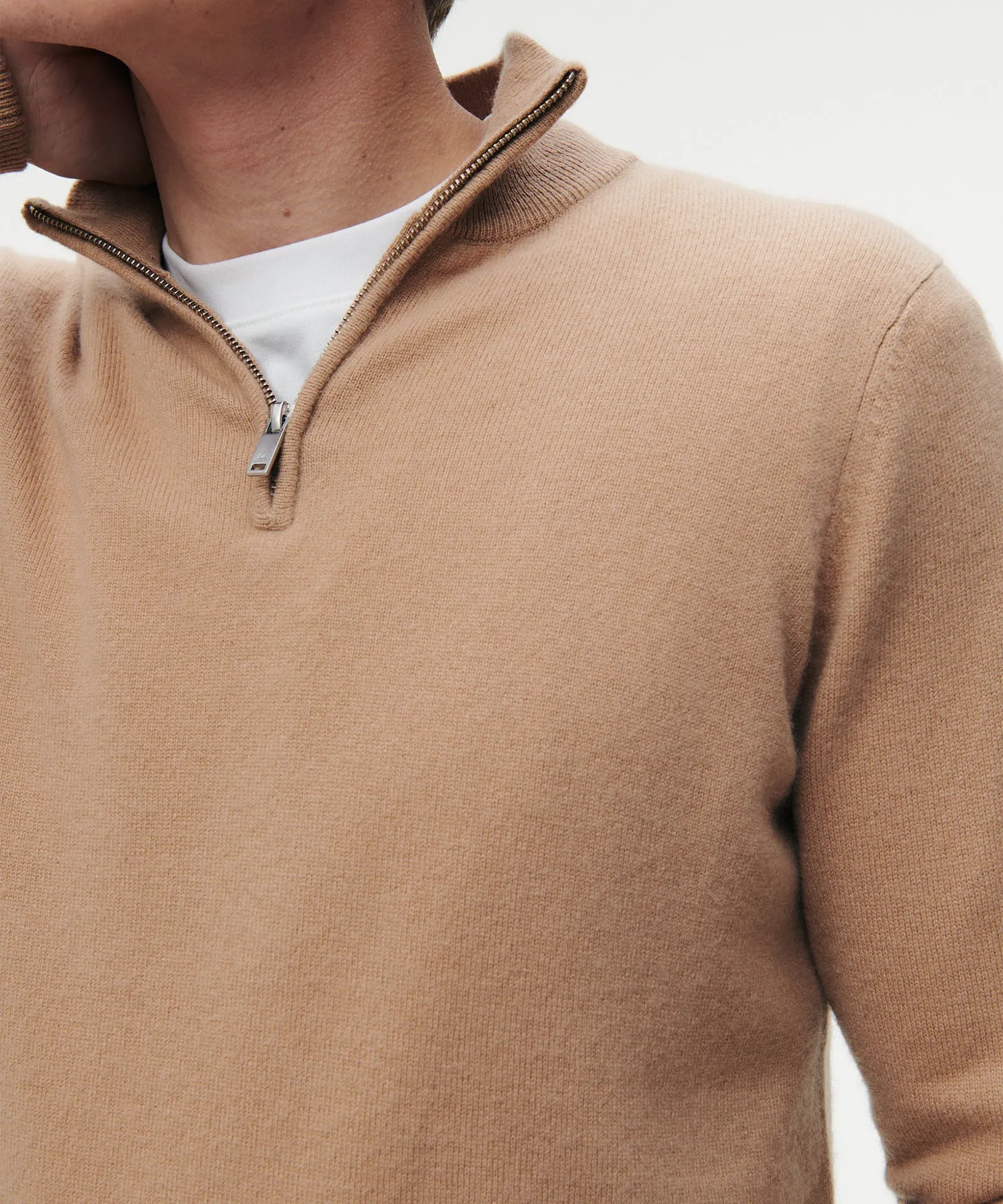 Cashmere Quarter Zip