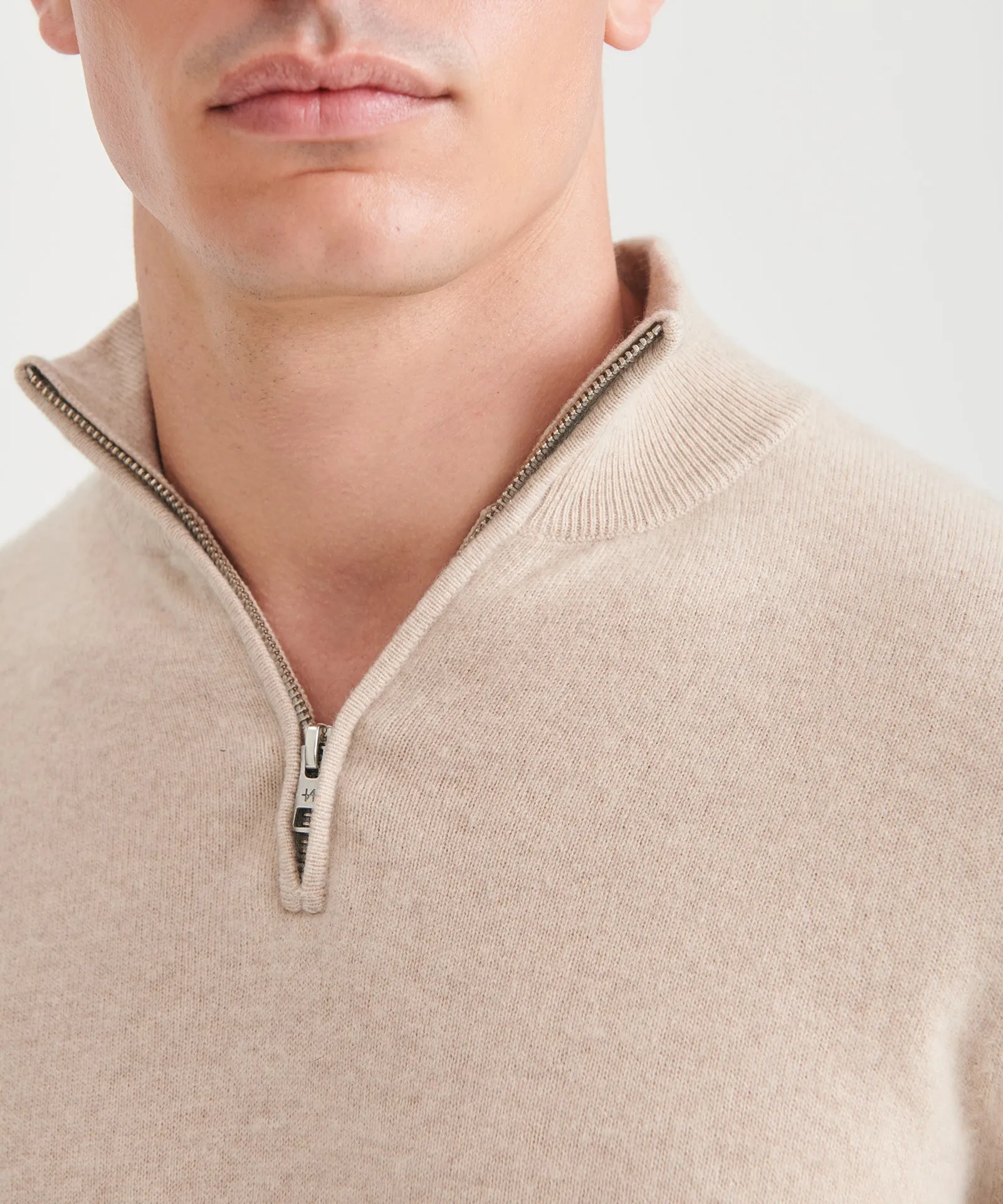 Cashmere Quarter Zip