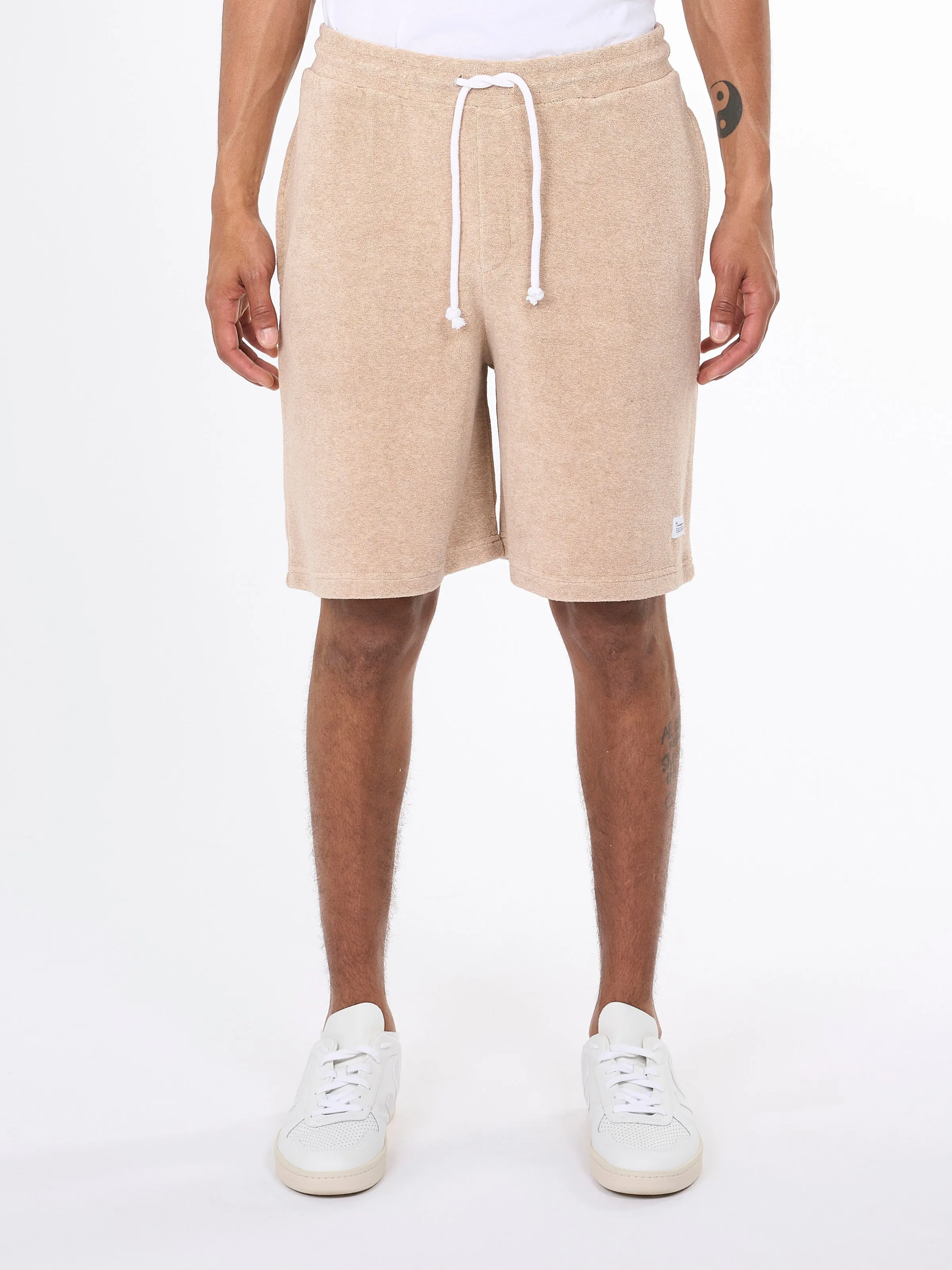 Casual terry shorts - Safari