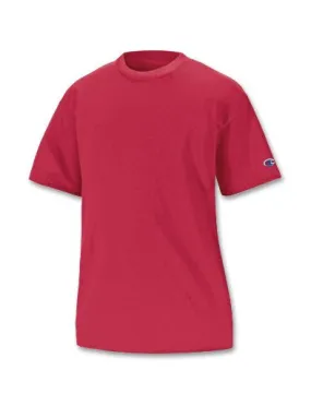 CHAMPION BOYS BIG SHORT SLEEVE JERSEY TEE, SCARLET, MEDIUM