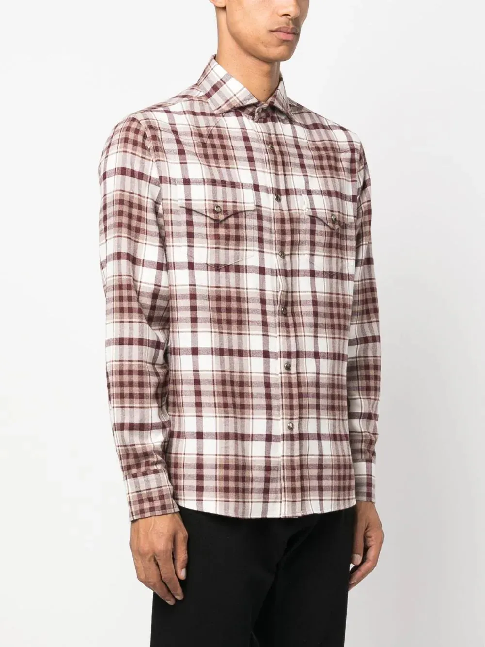 Checked Long-Sleeve Shirt