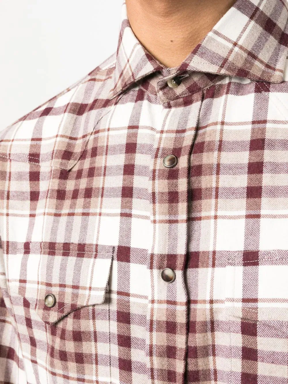 Checked Long-Sleeve Shirt