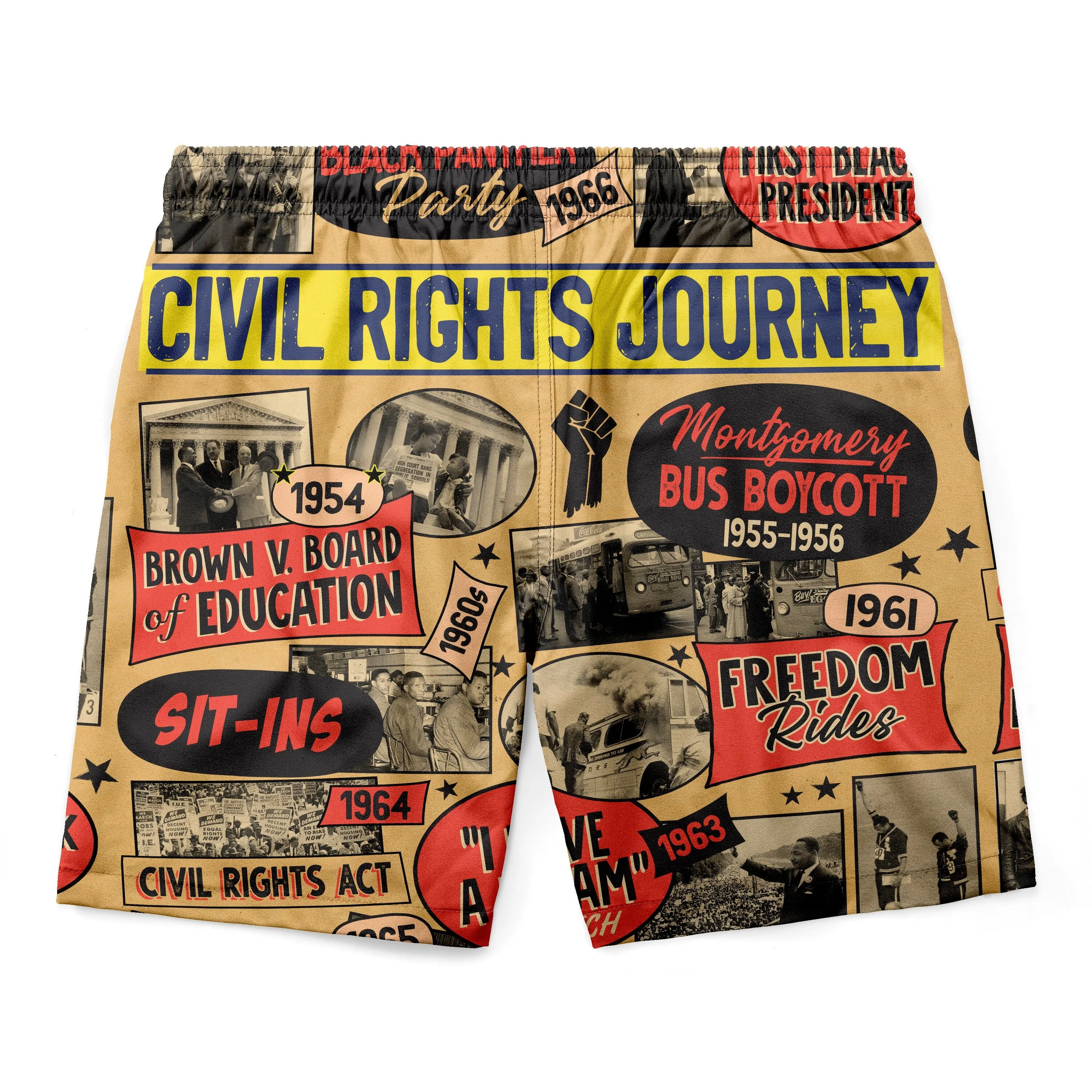 Civil Rights Events in 50s Style Shorts