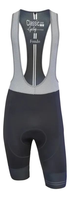 Classic Cycling Fondo Bib Shorts - Grey