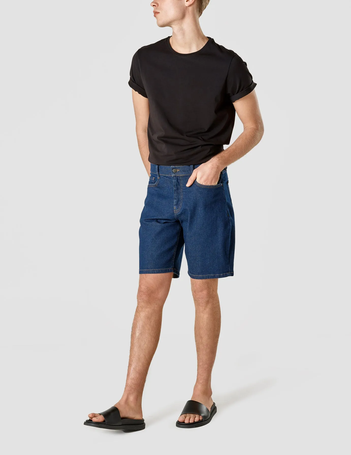 Classic Denim Shorts Midnight Blue