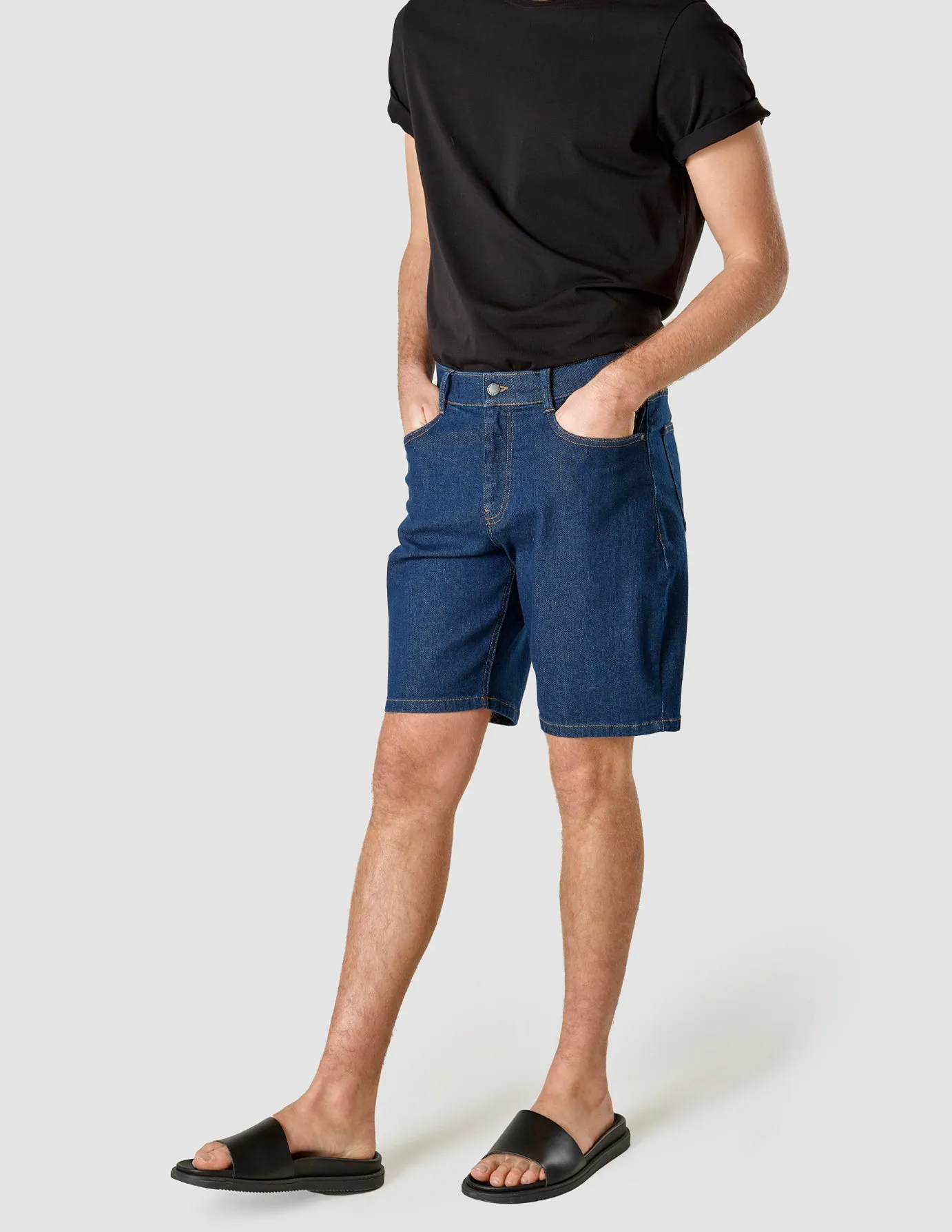 Classic Denim Shorts Midnight Blue