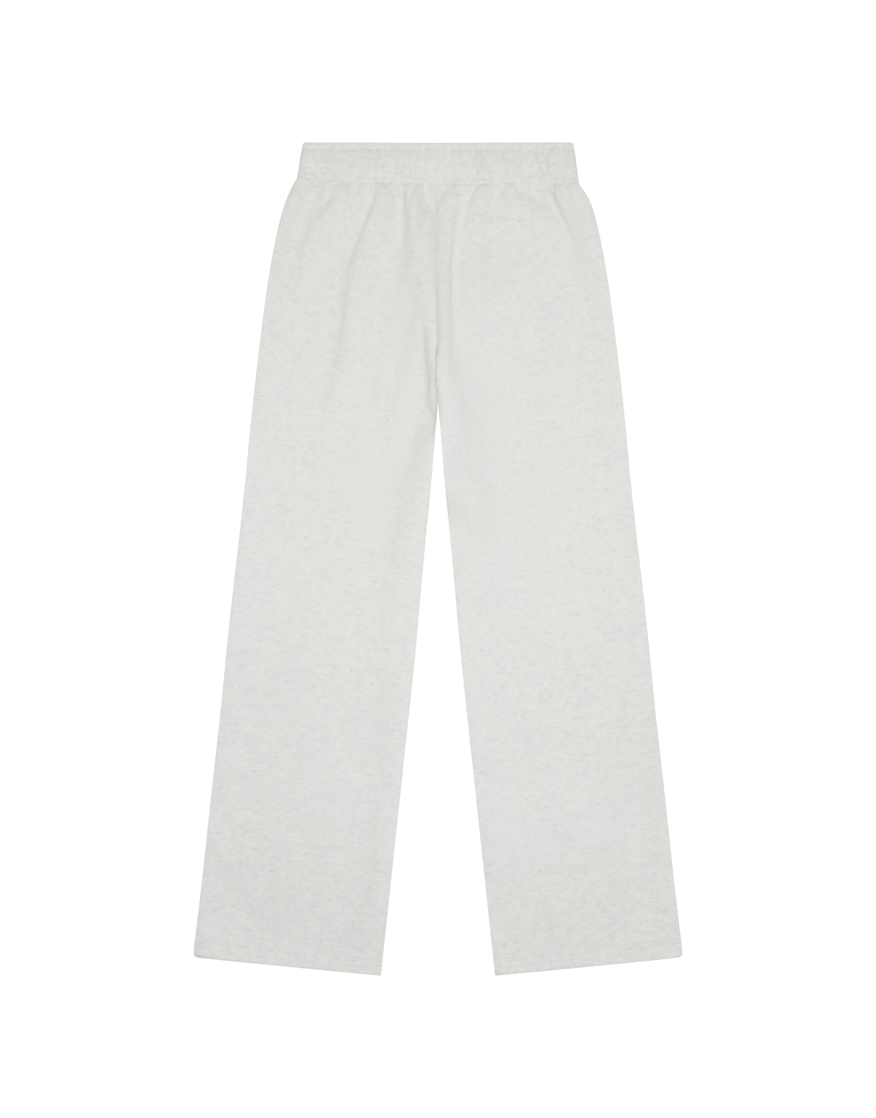 Classic Straight Leg Jogger - Light Grey Marle