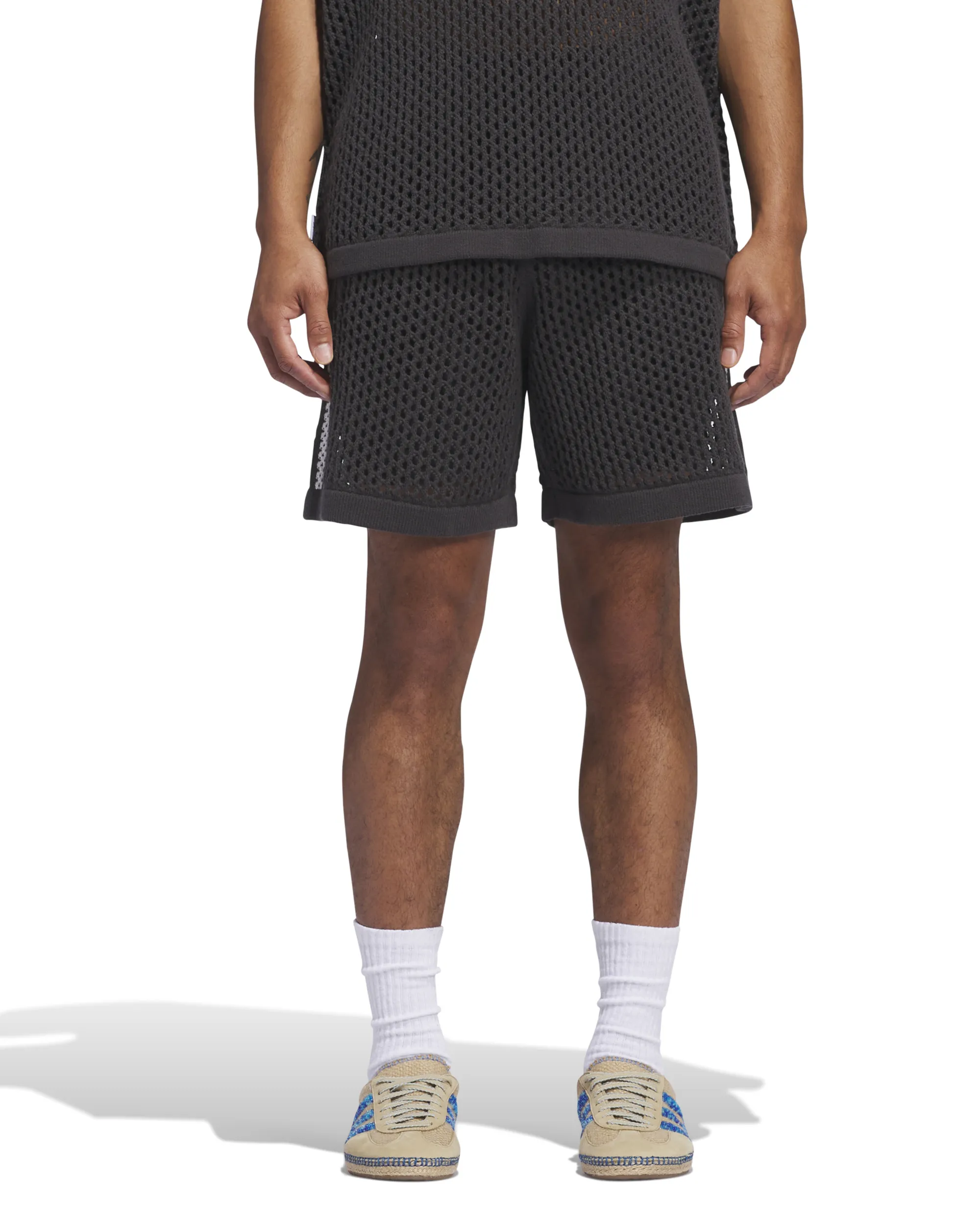 Clot Crochet Shorts - Carbon