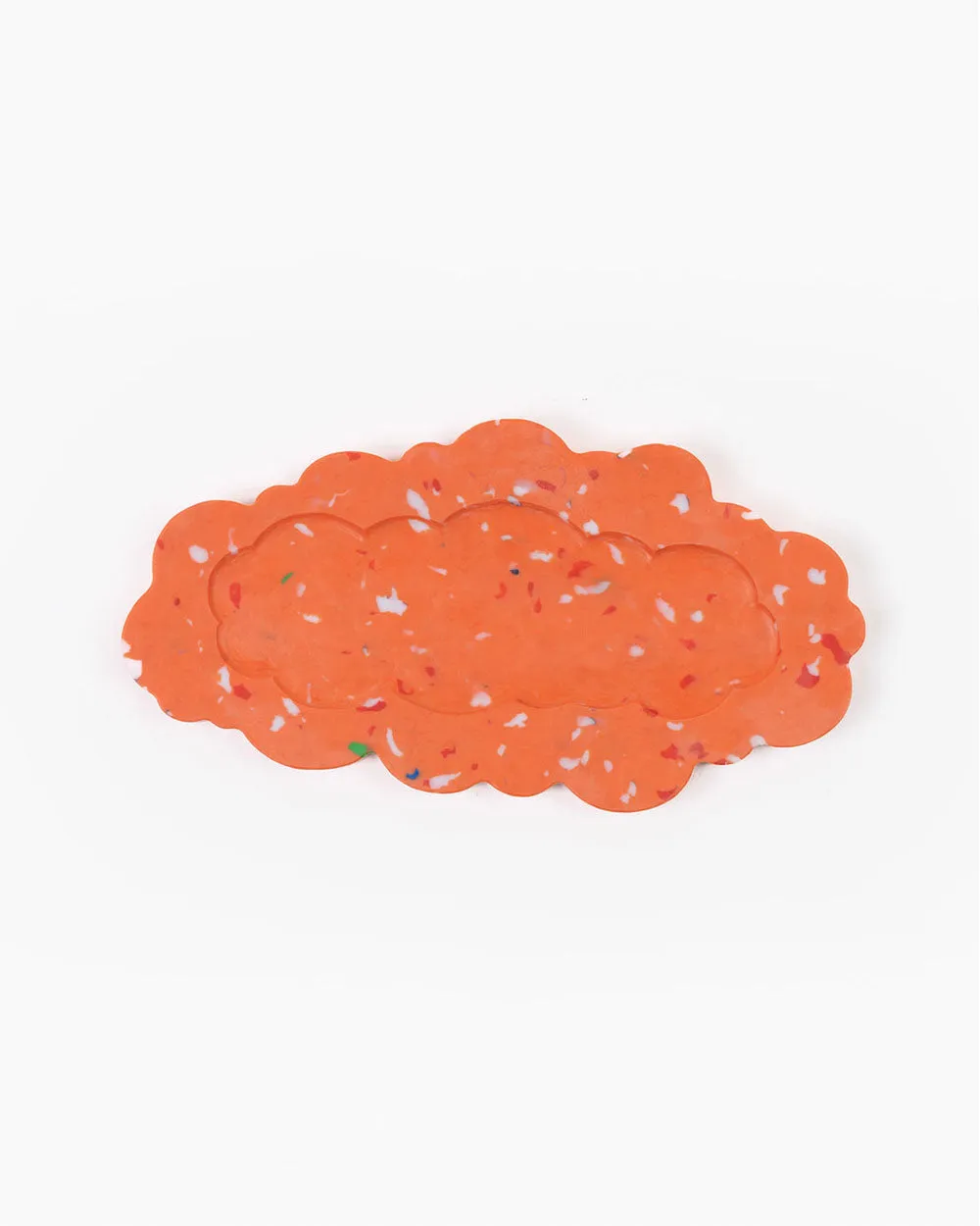 Clouded Desk Tray-Orange