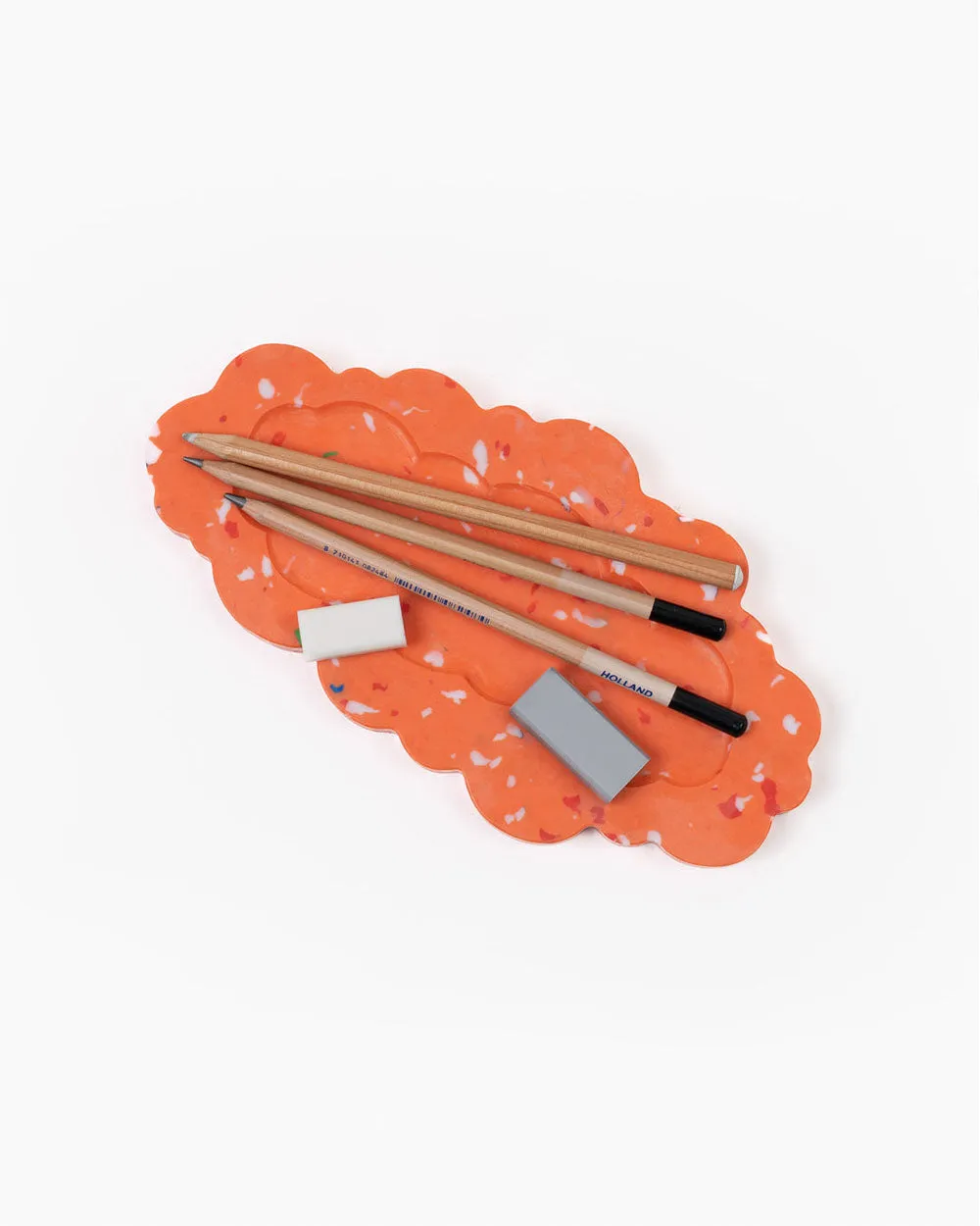 Clouded Desk Tray-Orange