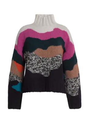 Corrine Multicolor Alpaca Sweater