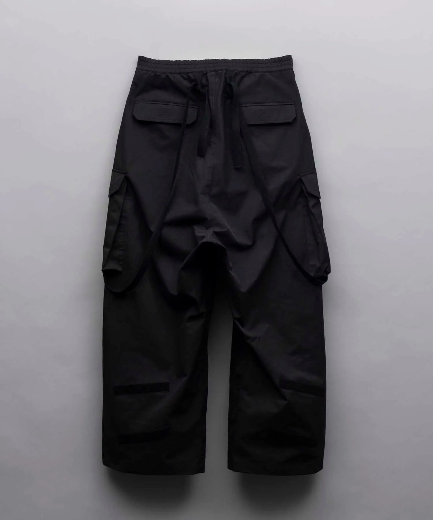 Cotton Nylon Twill Suspender Cargo Pants