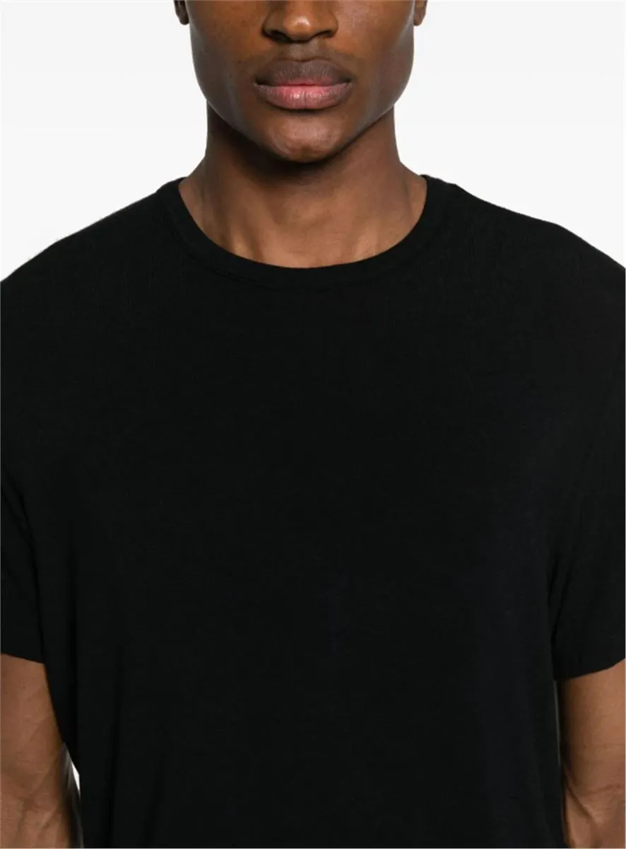 CREW-NECK RIBBED T-SHIRT