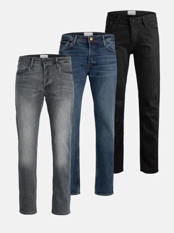 De Originale Performance Jeans (Slim) - Pakketilbud (3 stk.) (FB.O)