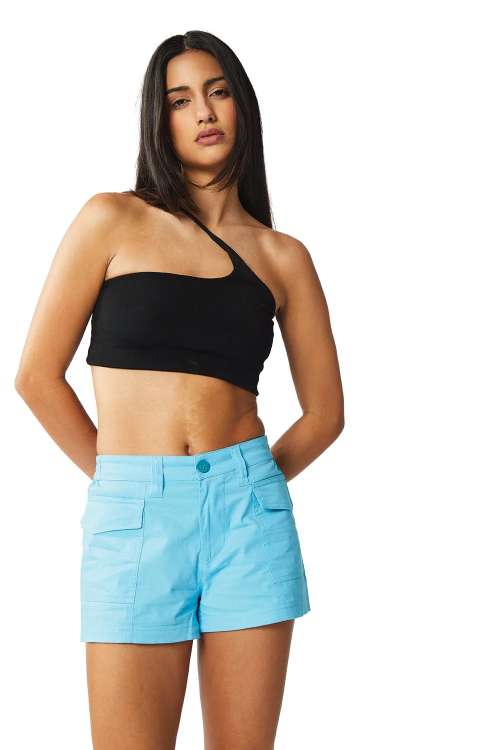 Deep Blue Utility Shorts