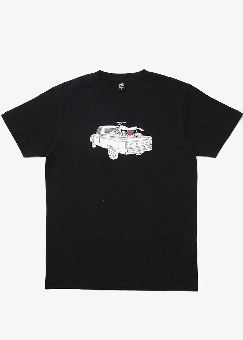 Deus Ex Machina Carby Pickup Tee Black (Organic)