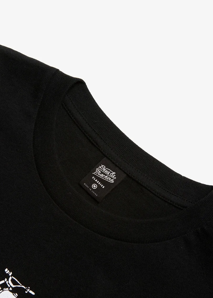 Deus Ex Machina Carby Pickup Tee Black (Organic)