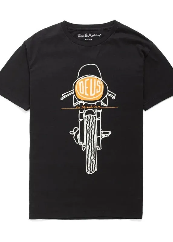 Deus Ex Machina Frontal Matchless Tee (Black)