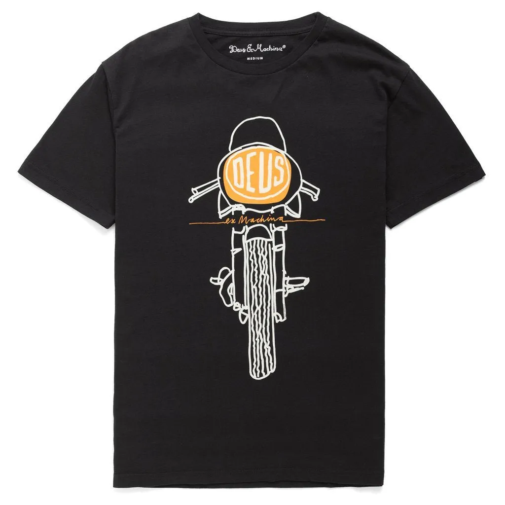 Deus Ex Machina Frontal Matchless Tee (Black)