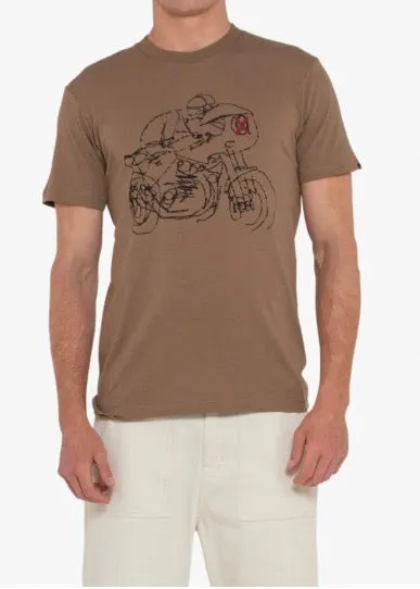 Deus Ex Machina Riding Tee Tobacco