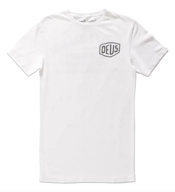 Deus Ex Machina Venice Address Tee (White)