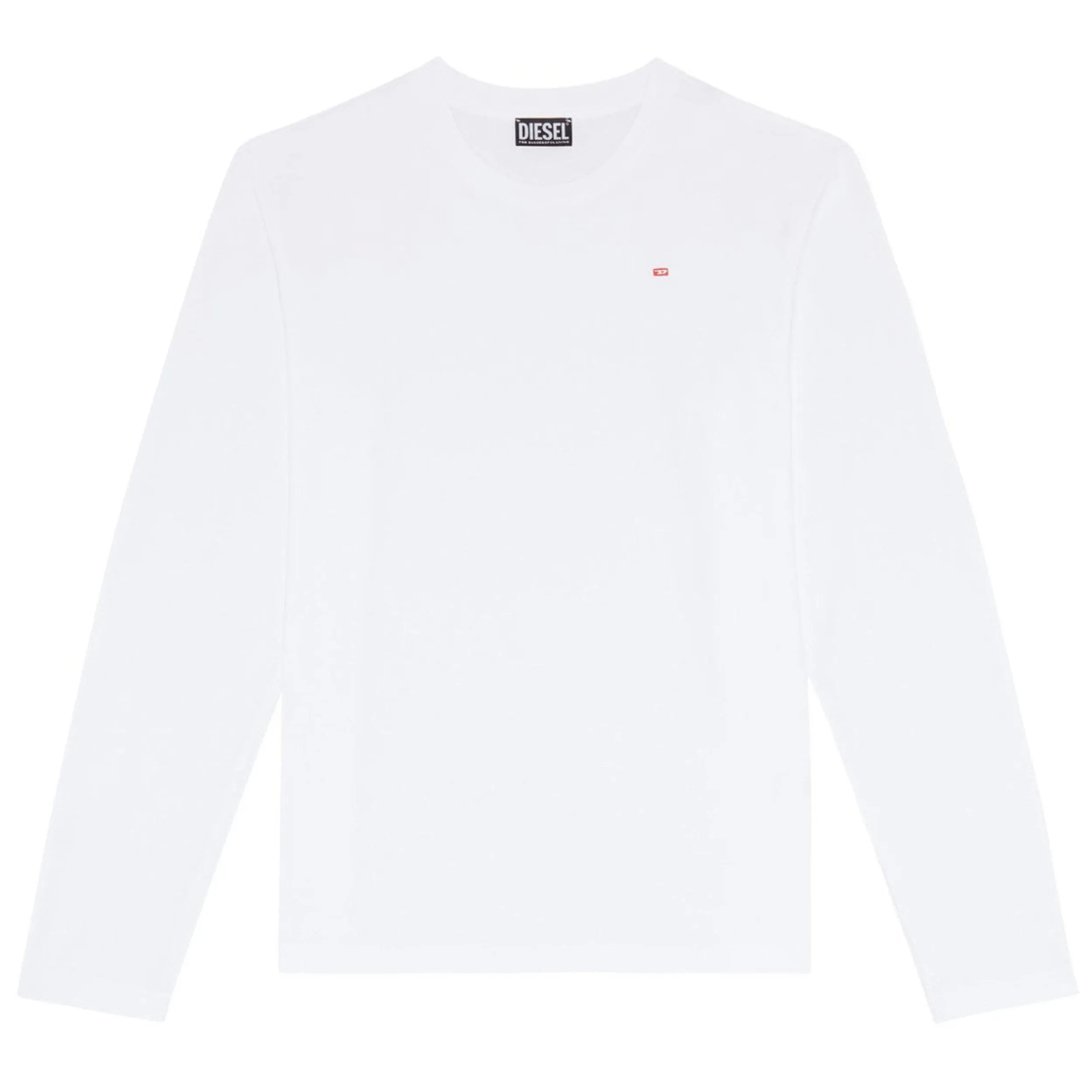 Diesel White T-Diegor-Ls-Microdiv T-Shirt