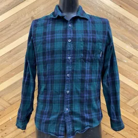 Eddie Bauer - Men's Flannel Shirt - MRSP $100: green-men-SM