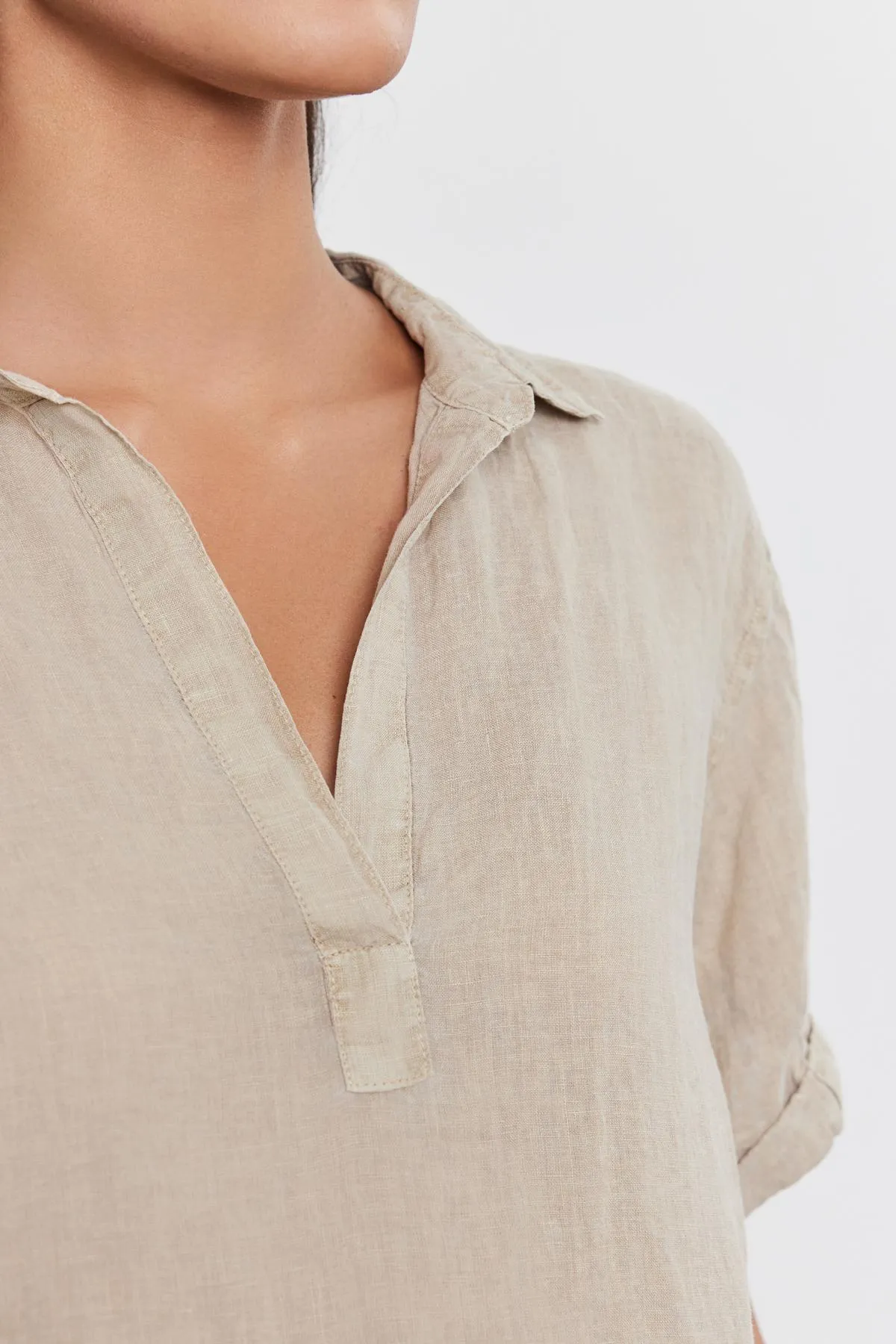 ELERIE LINEN TOP