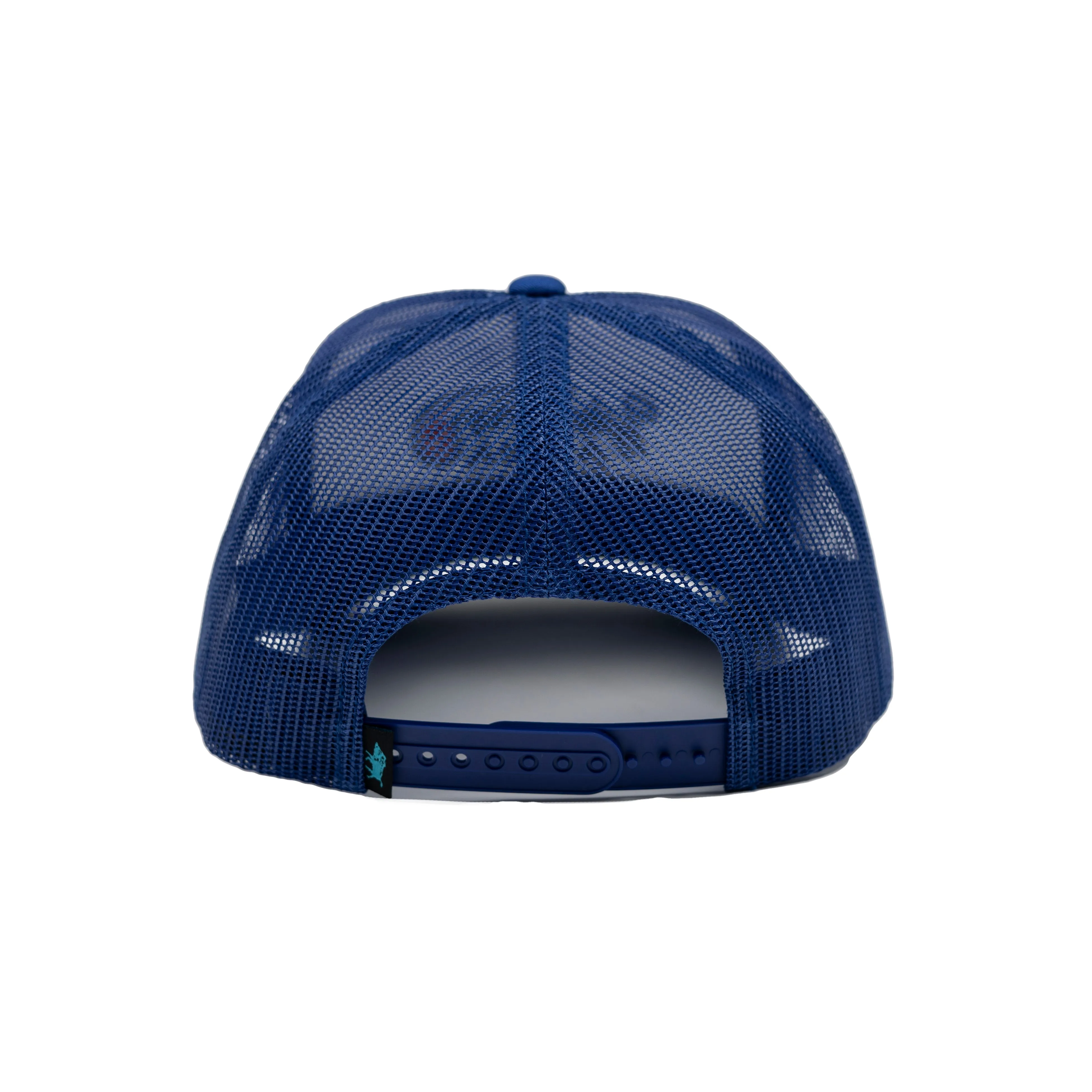 Embroidered Sunrise Snapback Royal White