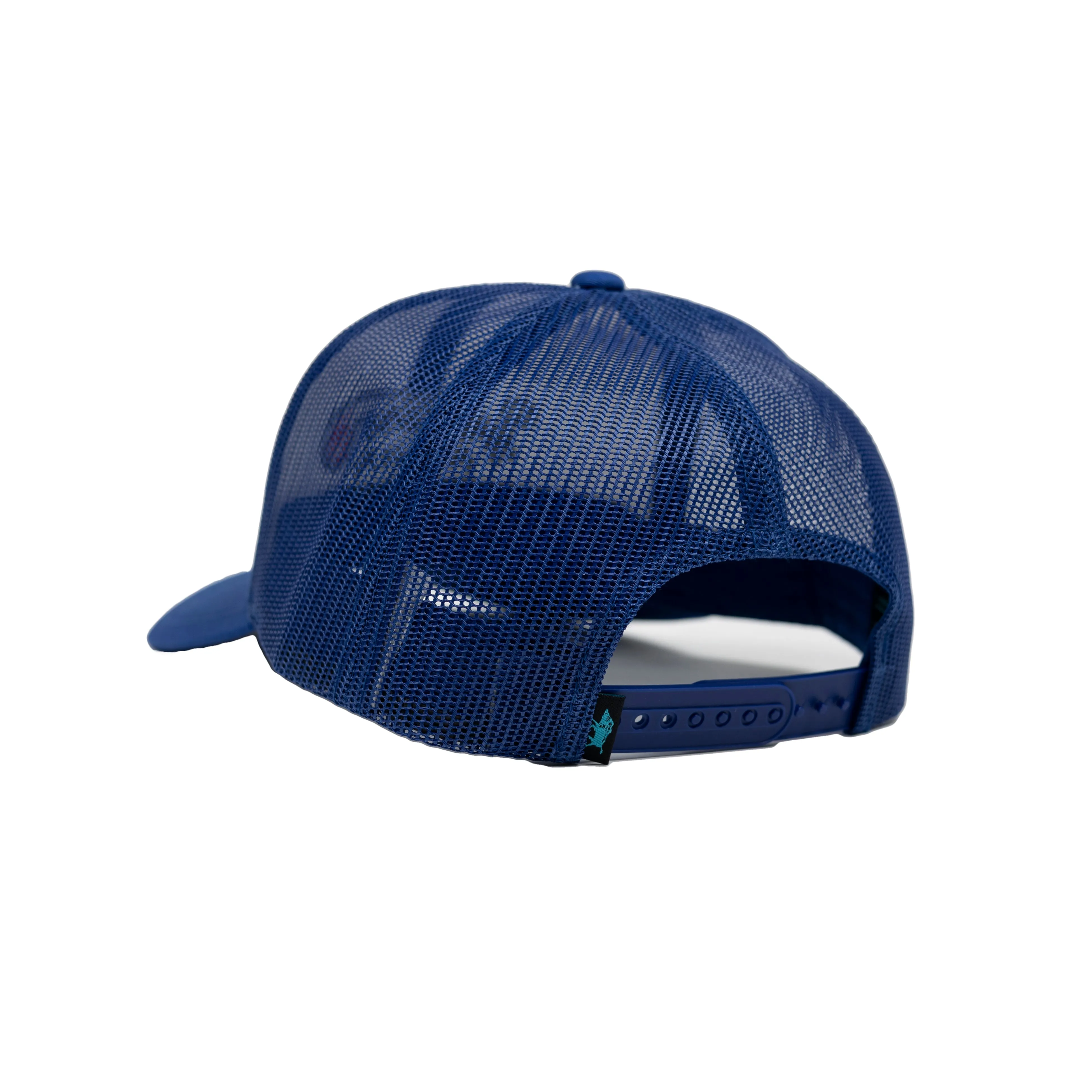 Embroidered Sunrise Snapback Royal White