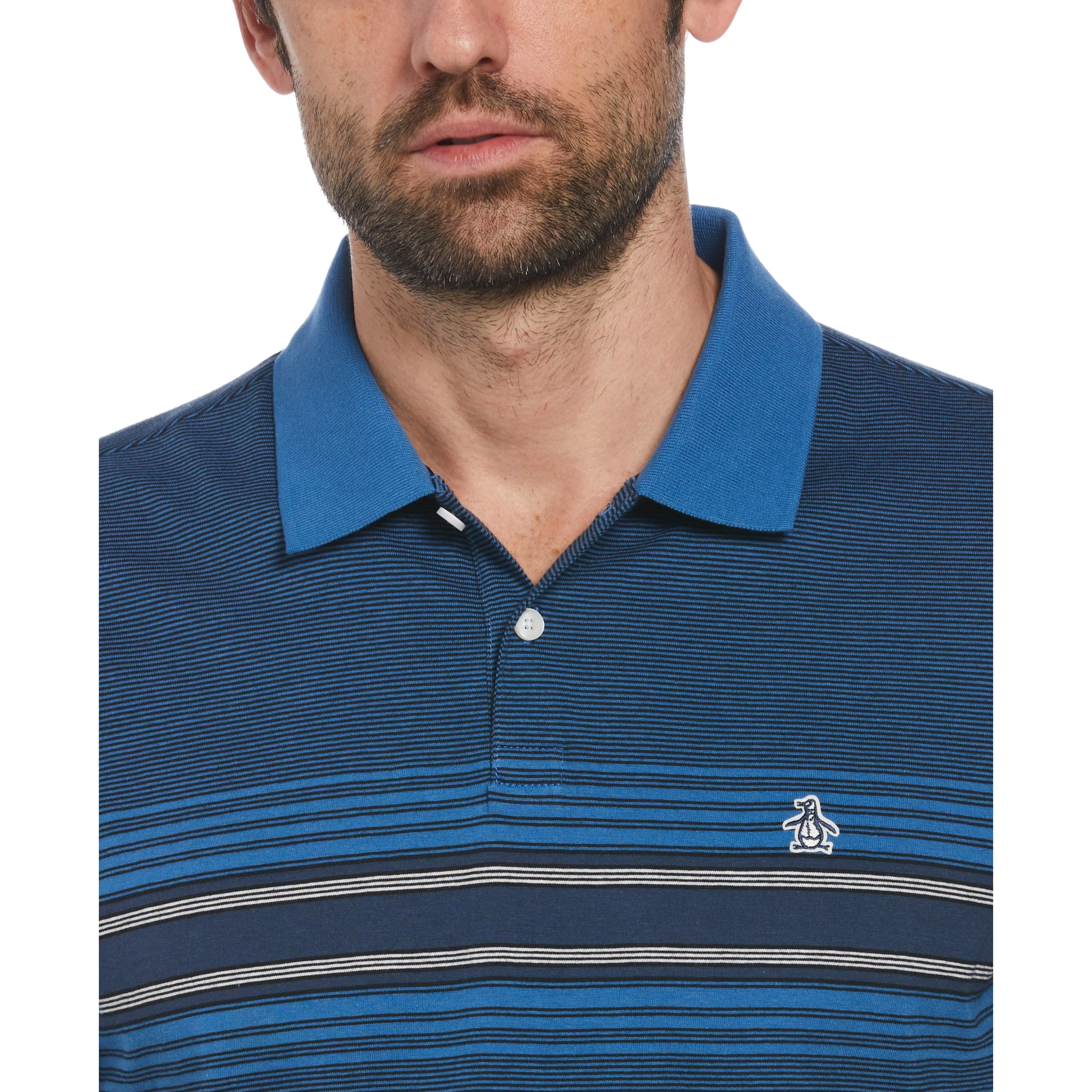 Engineered Chest Stripe Polo