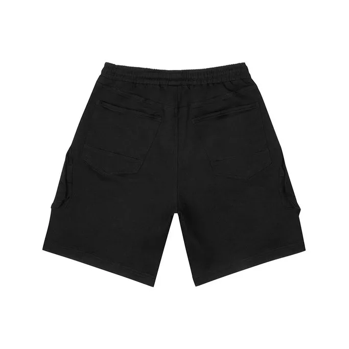 Essential Knit Twill Cargo Shorts - Black