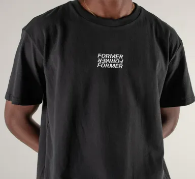 FORMER - FRACTIONAL T-SHIRT - BLACK